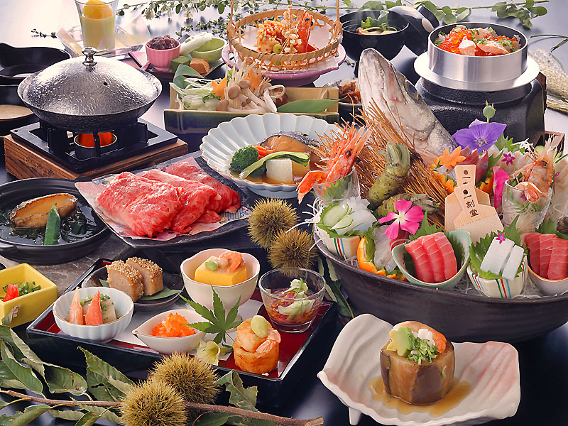 特選料理「喜」秋料理一例