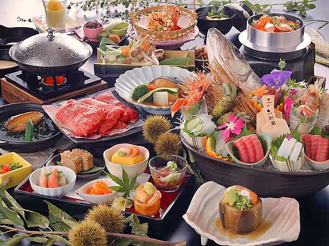 特選料理「喜」秋料理一例