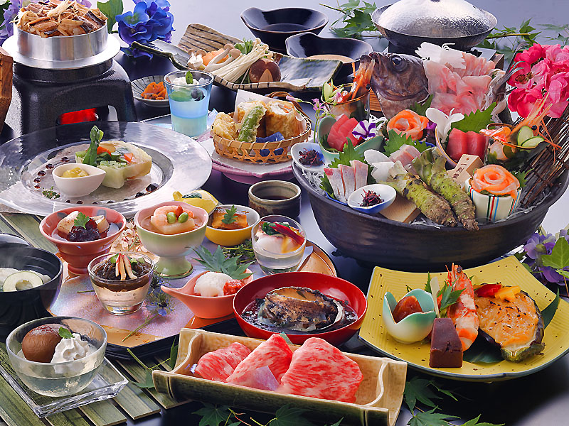 特選料理「喜」夏料理一例