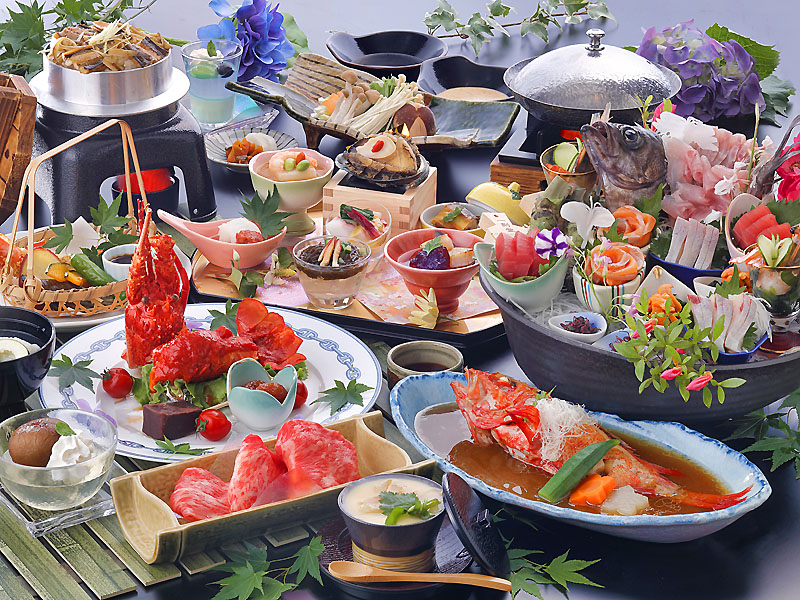 特選料理「幸」夏料理一例