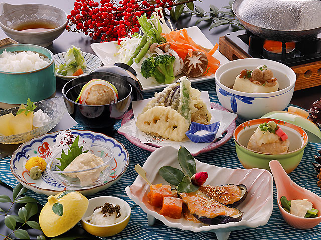 オリエンタルベジタブル夕食一例